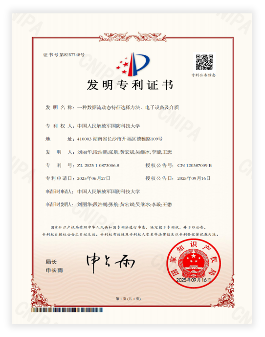 发明专利证书