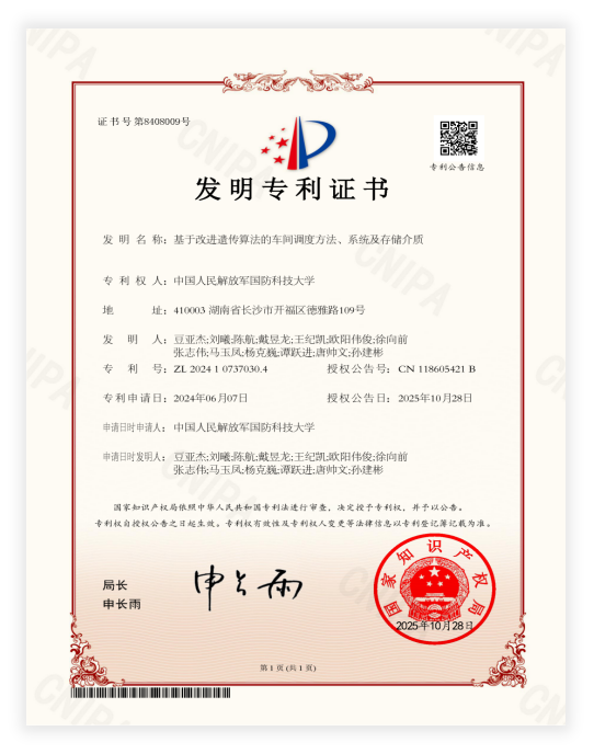 发明专利证书